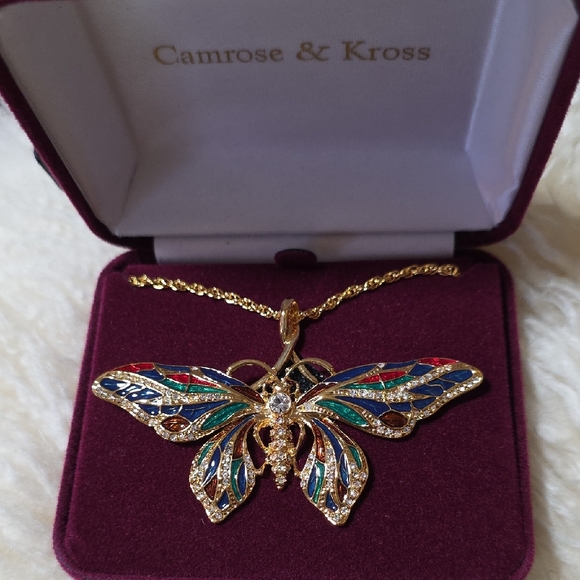 Camrose & Kross Jewelry - Camrose & Kross Multicolor Butterfly Necklace